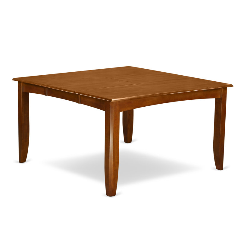 5 Piece Dining Set Includes a Square Dining Table with Butterfly Leaf and 4 Kitchen Chairs, Black & Cherry, Black / Cherry