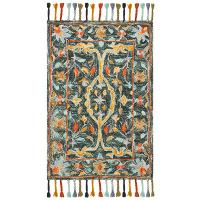 Vahakn Hand Tufted Wool Oriental Rug