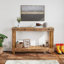 Console 46 po x 10 po en bois massif (bois naturel)