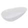 Luxury Handcrafted Stone Resin Freestanding Soaking Bathtub With Overflow, Glossy White, Cupc Certified - Model 24s02-59gw