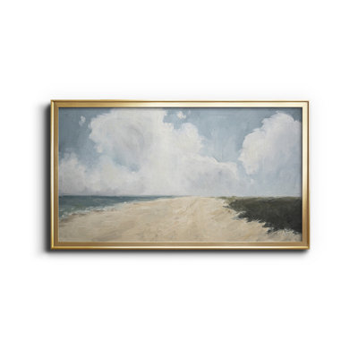 " Beach Stroll " Painting Print