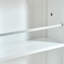 Armoire de rangement pour garde-manger, garde-manger autoportant avec portes et tablettes réglables, petit garde-manger pour cuisine, salle de bricolage (blanc)