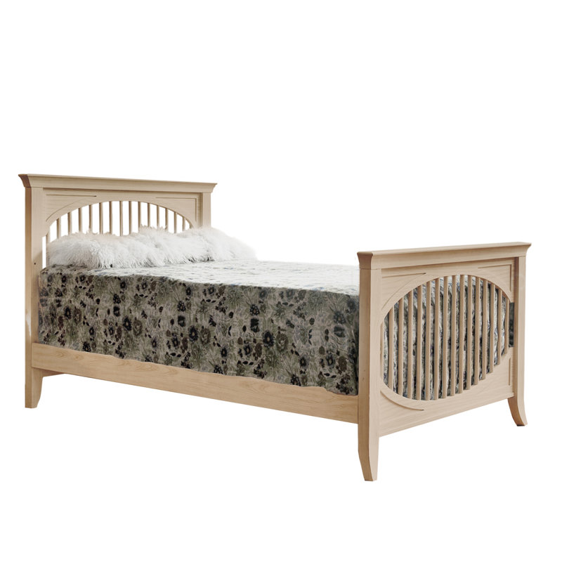 Milk Street Emerson Collection Full Bed Rails, Light Brown