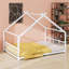 Space-Saving Metal House Bed for Small Room-133211529