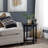 Everlie 1 Shelf Round Accent Table