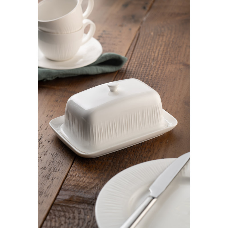 17 Stories Rufine Ceramic Butter Dish