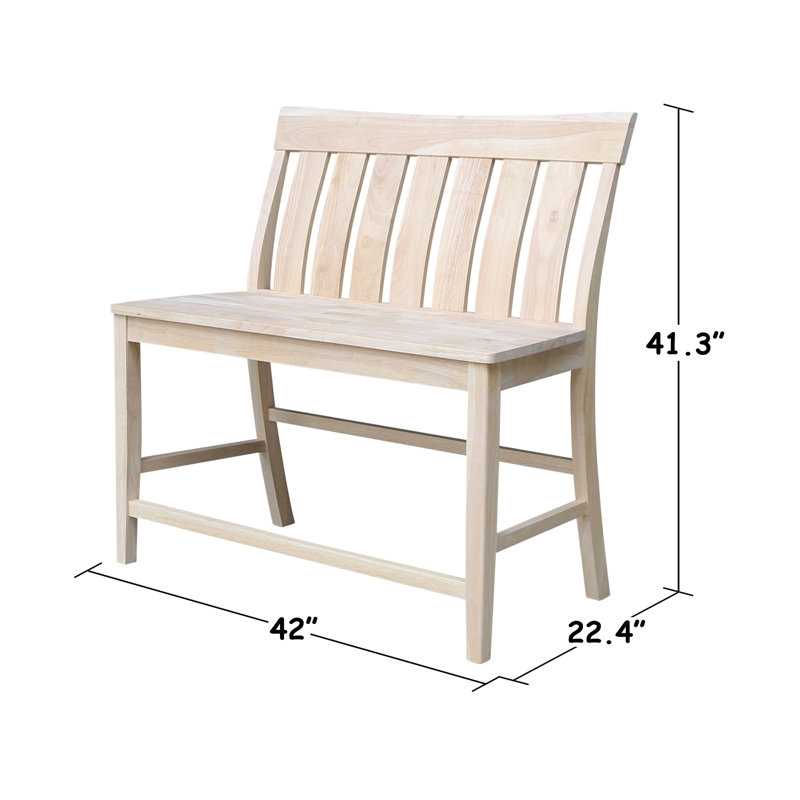 Jermale Solid Wood Bench