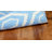 Dhurries Hand Woven Flat Weave Wool/Cotton Geometric Rug in Ivory/Blue-1436808041