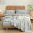 BESTOUCH Sheet Set 100% Washed Cotton Linen Feel Lightweight-115162035-115162024