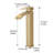 Brushed Gold Bathroom Faucet,Faucet For Bathroom Sink, Single Hole Bathroom Faucet Modern Single Handle Vanity Basin Faucet-121292258