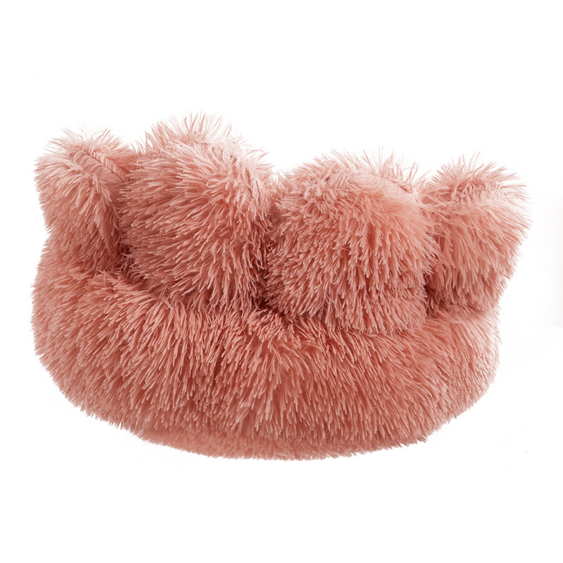 Creative Cute Bear Paw Dog and Cat Bed, Pink, 20 cm H x 50 cm W x 50 cm D