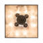 12" Square North Star Pendant