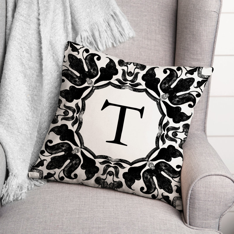  Housse et insert de coussin carré extérieur P Monogram, T