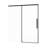 72" H Sliding Shower Door, 6mm Tempered Glass, Matte Black Semi - Style, Easy To Install In Bathroom 60" W X Glass With Clean Coating, Stainless Steel Hardware, Waterproof Splash Proof Technology