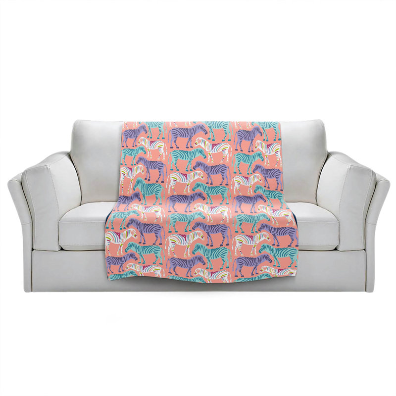  Couverture Zebras, 68 po x 80 po