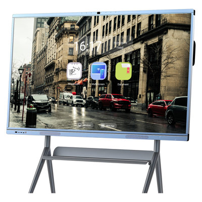 JYXCN Smart Board - Tableau blanc interactif à écran tactile tout-en-un, le système double optimise la performance, le partage de nuage garde tout le monde dans la boucle - pour l'éducation, le bureau et les présentations