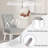 Velvet Tufted Upholstered Parsons Dining Room Chair-107726643