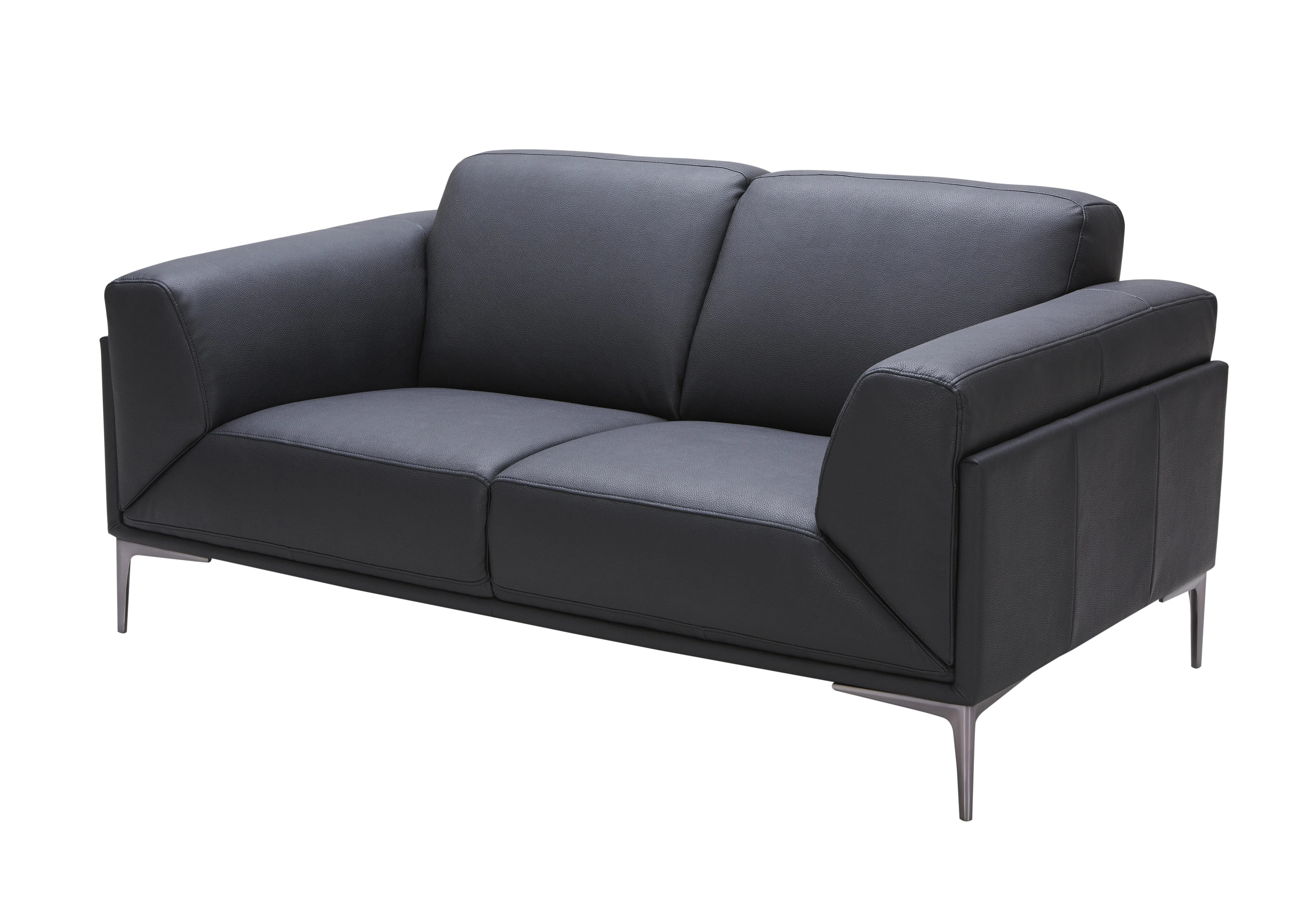 Wade Logan Aadhya 68" Faux Leather Square Arm Loveseat & Reviews ...