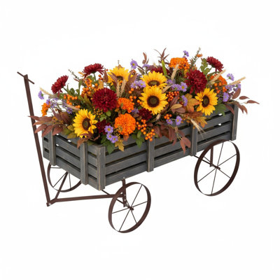 Heritage 28.5" Decorative Wagon Garden Planter