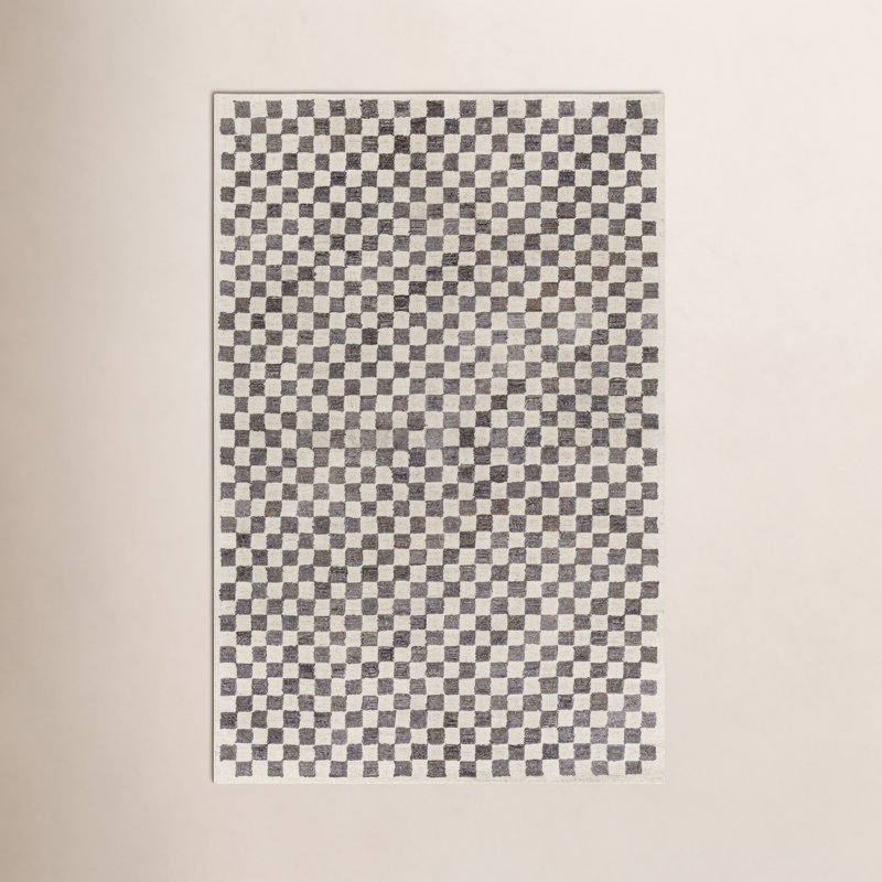 Marino Hand Tufted Geometric Indoor Rug, Rectangle 9' x 12'