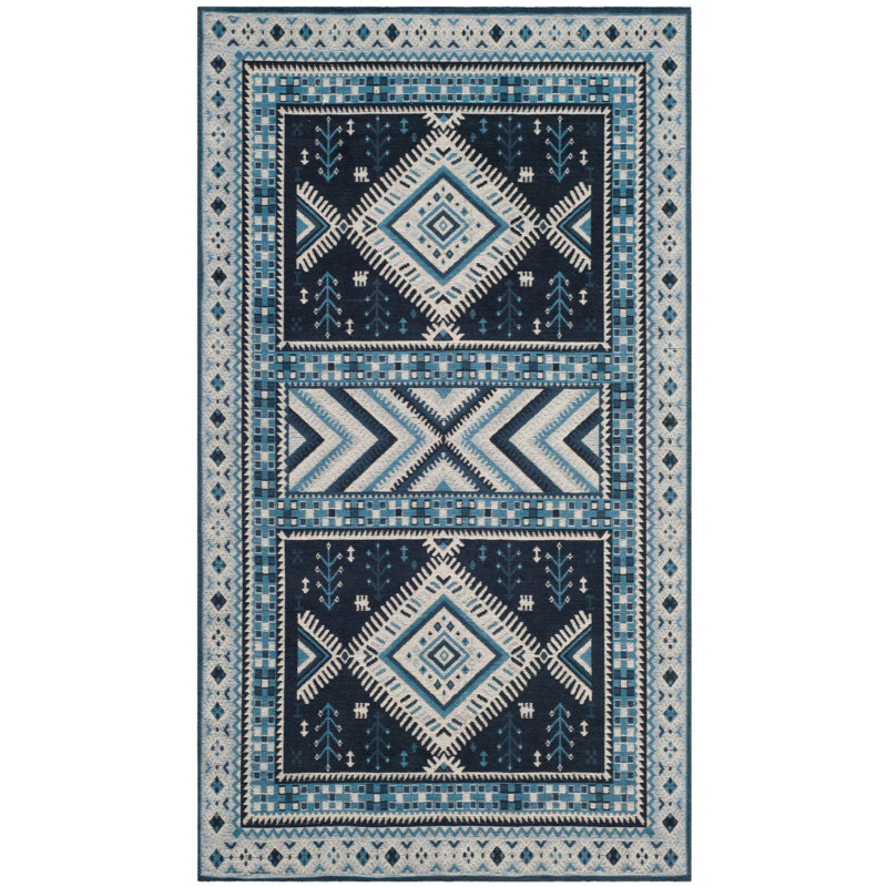 Baumgartner Performance Southwestern Rug, Rectangle 4' x 6'
