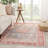 Blue Shadow/Peach Blossom/Shell Area Rug-1352227180