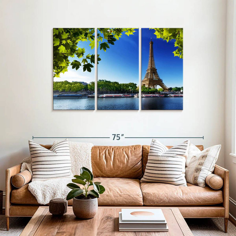 Sebbie Iconic Eiffel Tower, 36" H x 57" W
