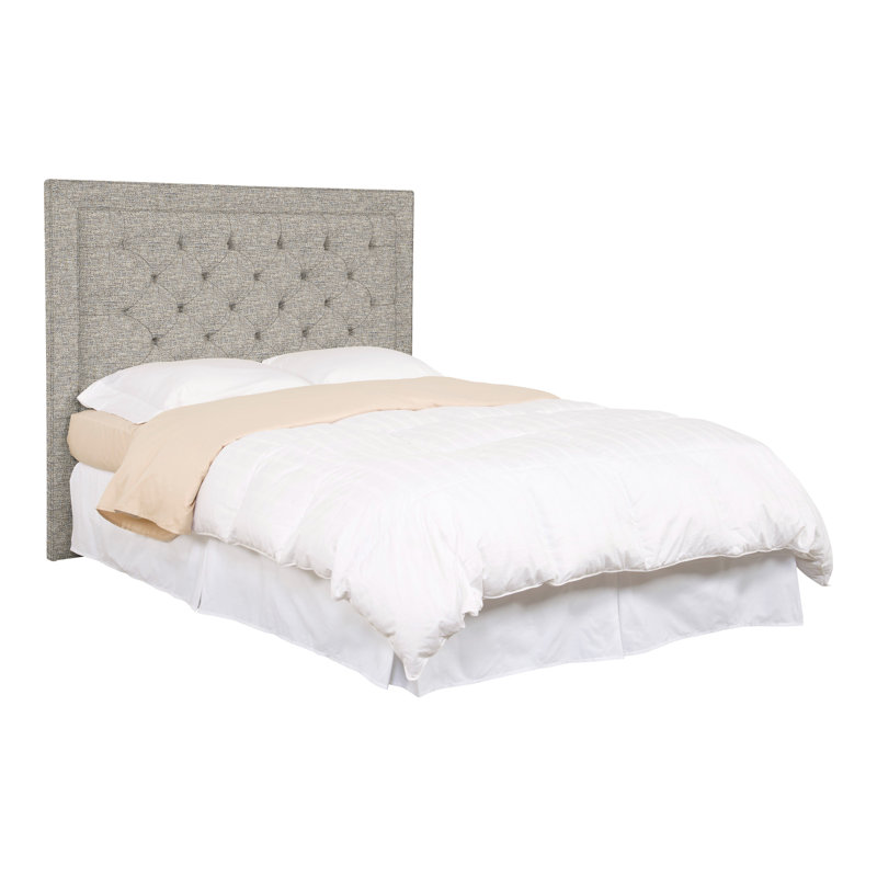 Hillary/Hank Queen Upholstered Panel Headboard, Impala Storm