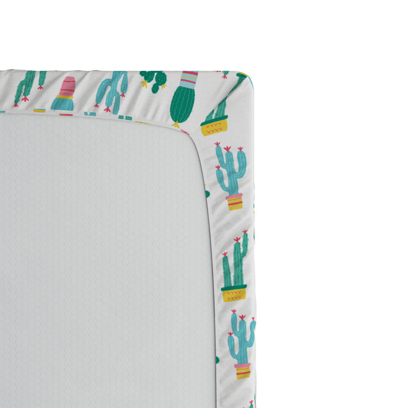 Microfiber Floral Fitted Sheet, Full Fitted Sheet