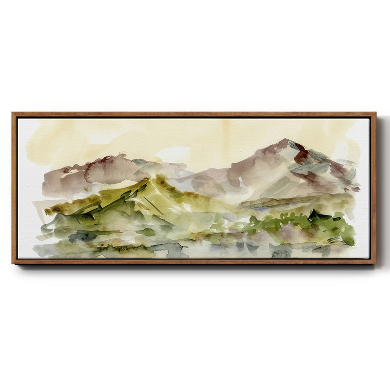 Plum Ridge II - toile encadrée, H 20 po x l 50 po