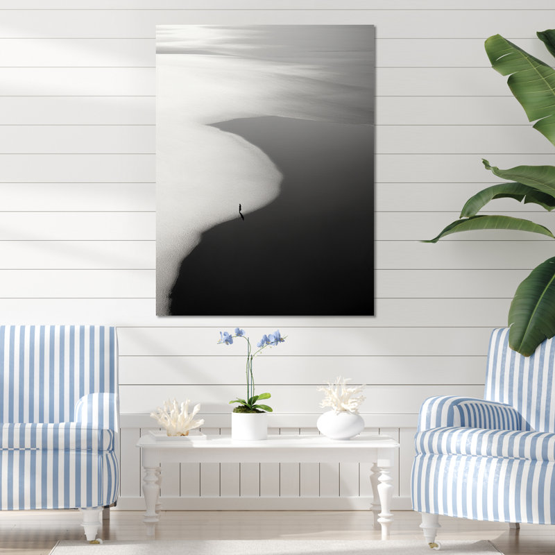 Minimalisme noir et blanc, photo VI - reproduction sur toile, H 20 po x l 12 po x P 1 po, Toile tendue