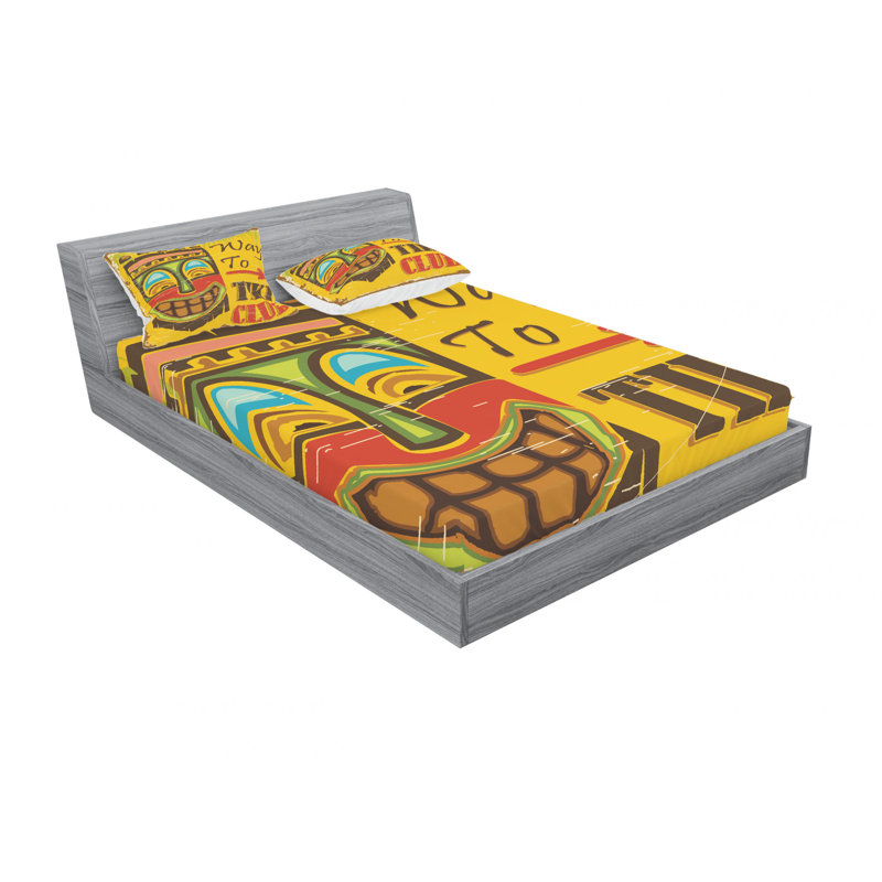 Ensemble de draps Way to Tiki Club, Double