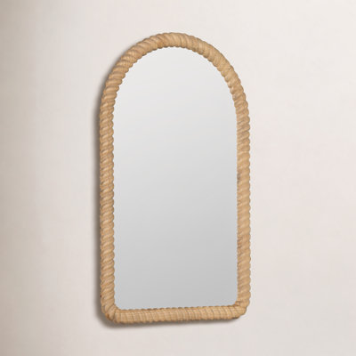Solid Wood Arch Mirror