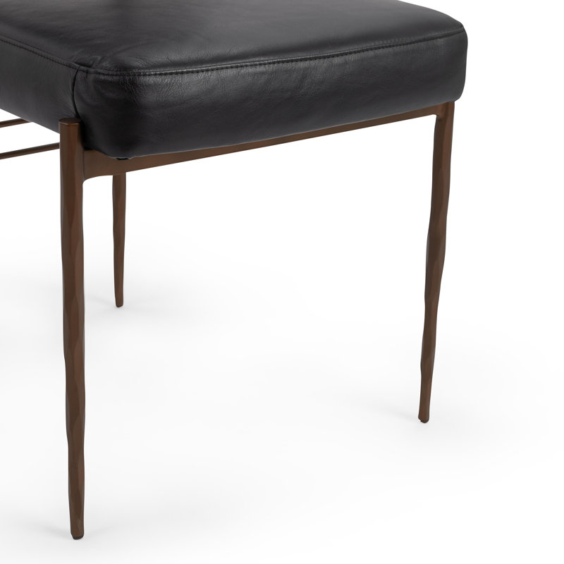 Kester Upholstered Dining Chair, Black