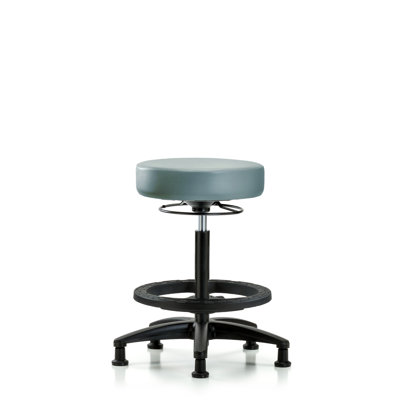 Holdina Adjustable Height Ergonomic Lab Stool with Footrest