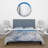 Blue Sky Over Winter Landscape III - Cabin & Lodge Duvet Cover Set - Microfiber Polyester-66399144