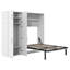 Lit escamotable avec casiers et armoires escamotables-112693535