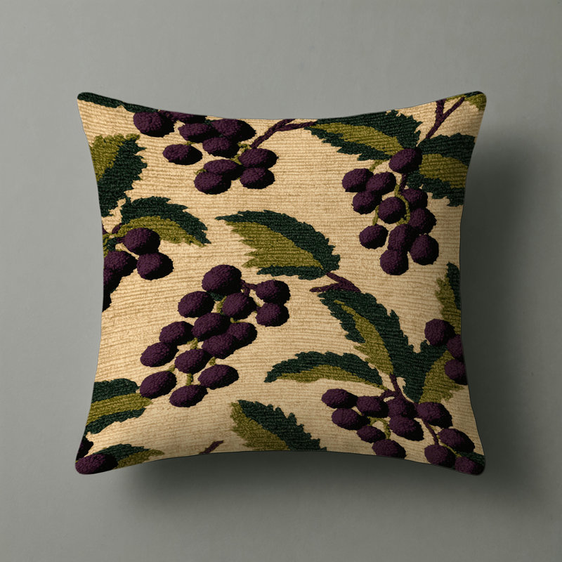 Indoor and Outdoor Throw Pillow, Square 16", Camu Camu