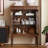 Modern Nut-Brown Solid Wood Sideboard