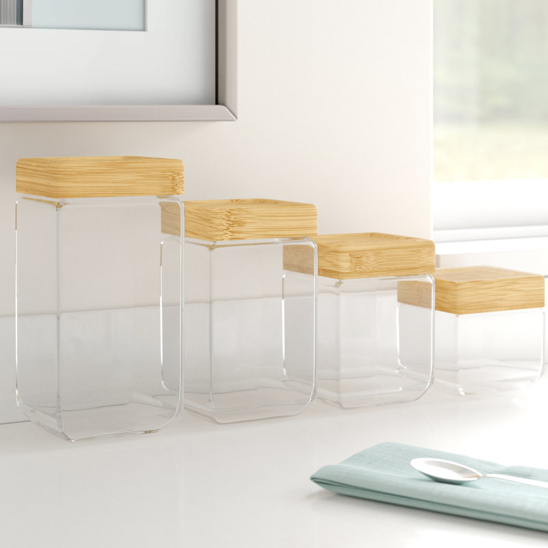 Coreen Glass Canister - Set of 4