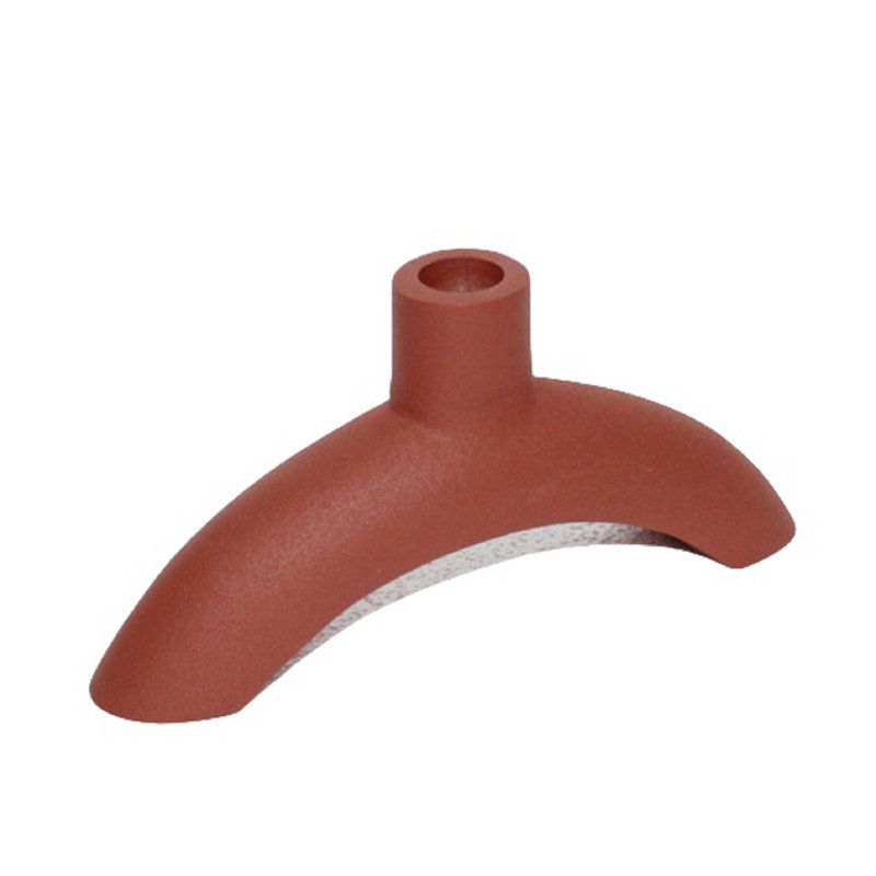Bougeoir en aluminium H 4 po, Orange