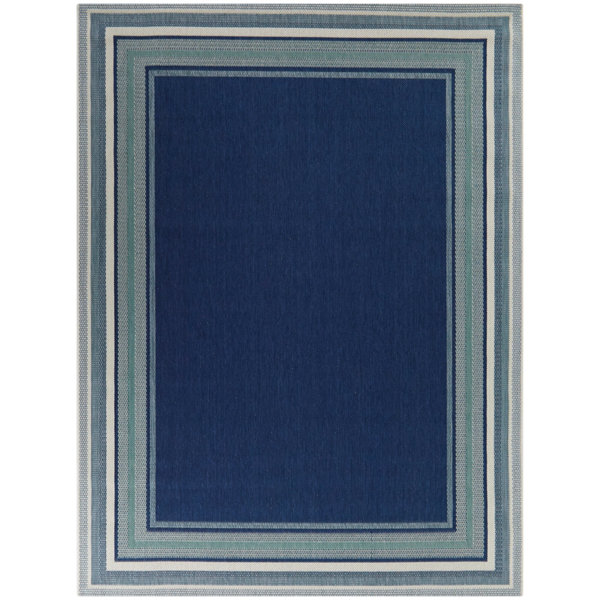 Balta Flatweave Blue Indoor/Outdoor Rug & Reviews | Wayfair