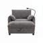 Fauteuil en chenille avec repose-pieds-991198265