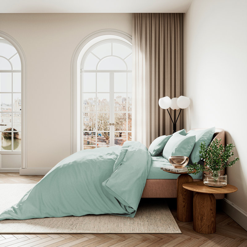 Bob 400Tc Duvet Cover Set, King Size Duvet Cover + 2 Pillowcases