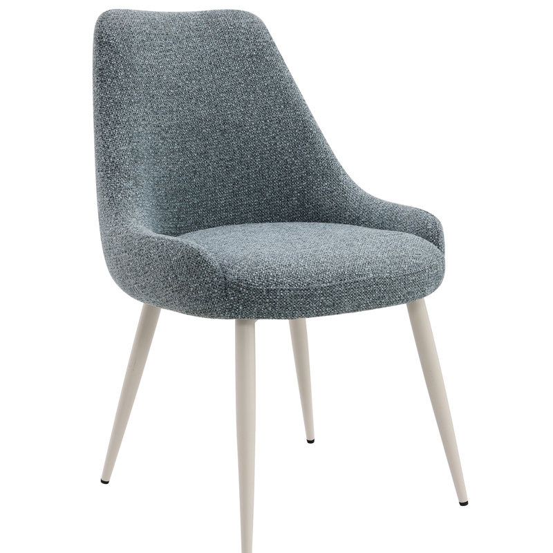 Ensemble de 2 chaises d'appoint Laela Boucle Bone