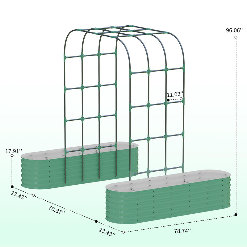 Metal Raised Garden Bed