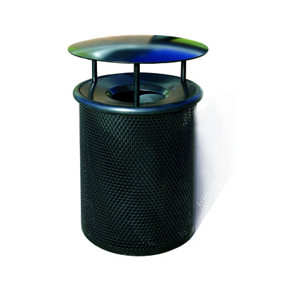 Steel Open Kitchen Trash Can - 30 Gallons