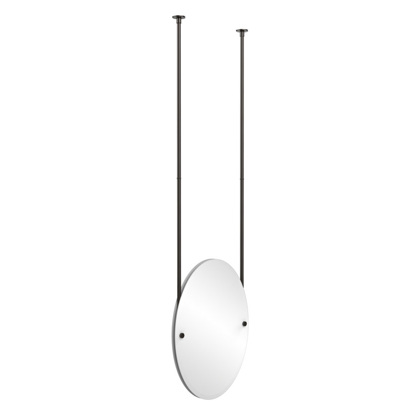 Gober Metal Wall Mirror, Oil Rubbed Bronze