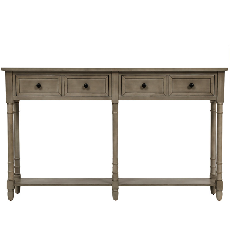 Guliana 58'' Console Table, Gray Wash