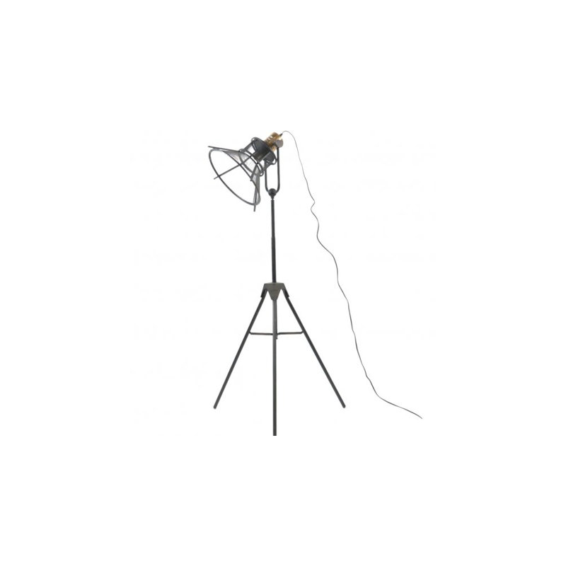 Lampe trépied 59,5" en métal Stella